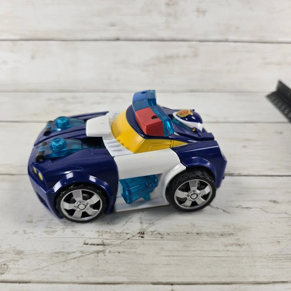 2 Hasbro Transformers Rescue Bots Chase the Police-Bot & Sideswipe Action Figure